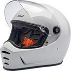 Biltwell Lanespltr Helmet - Gray White