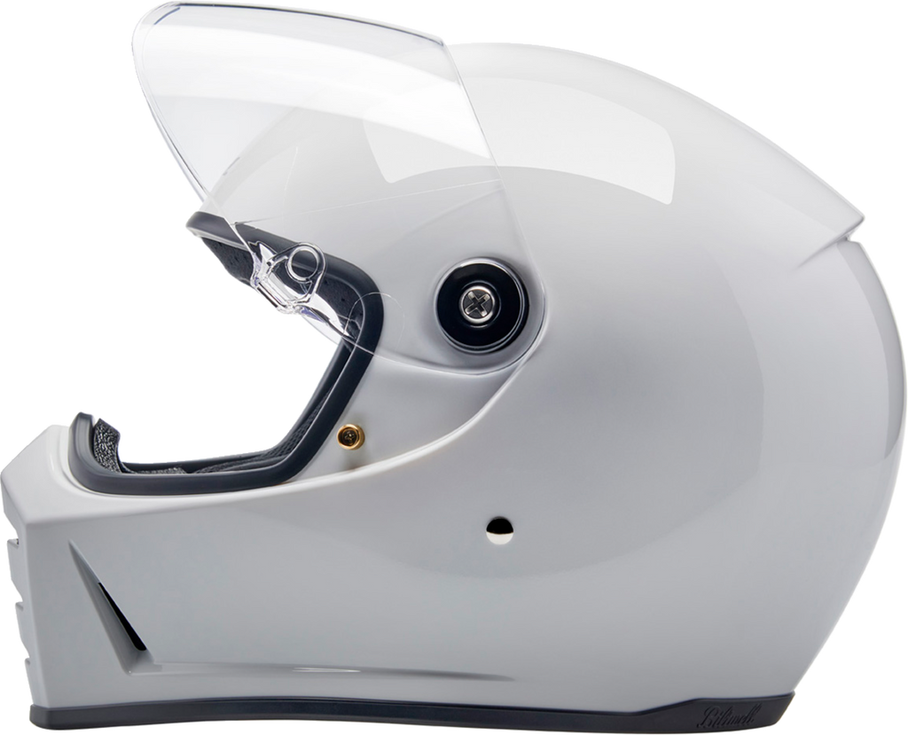 Biltwell Lanespltr Helmet - Gray White