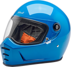 Biltwell Lanespltr Blue Helmet