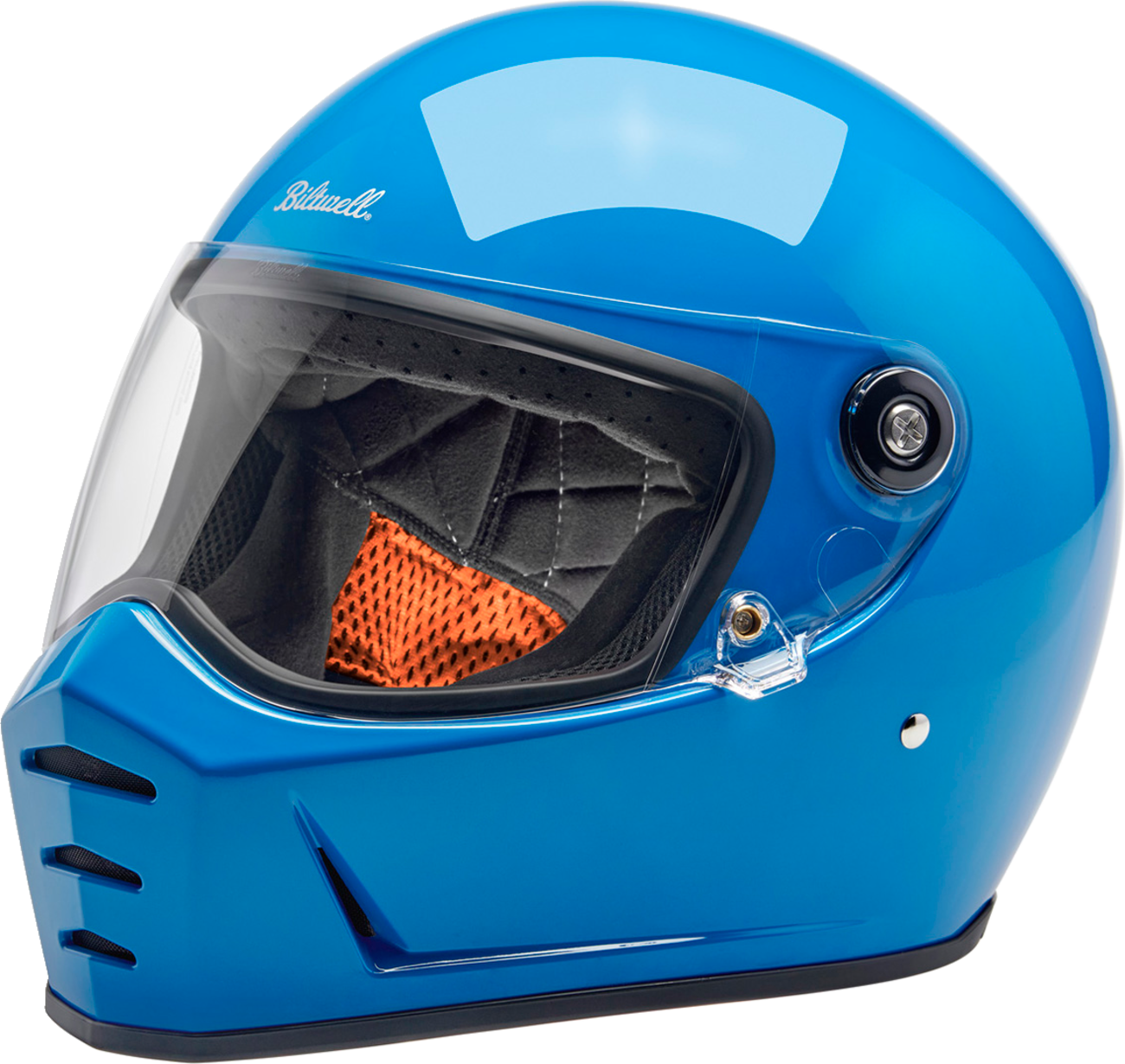 Biltwell Lanespltr Blue Helmet