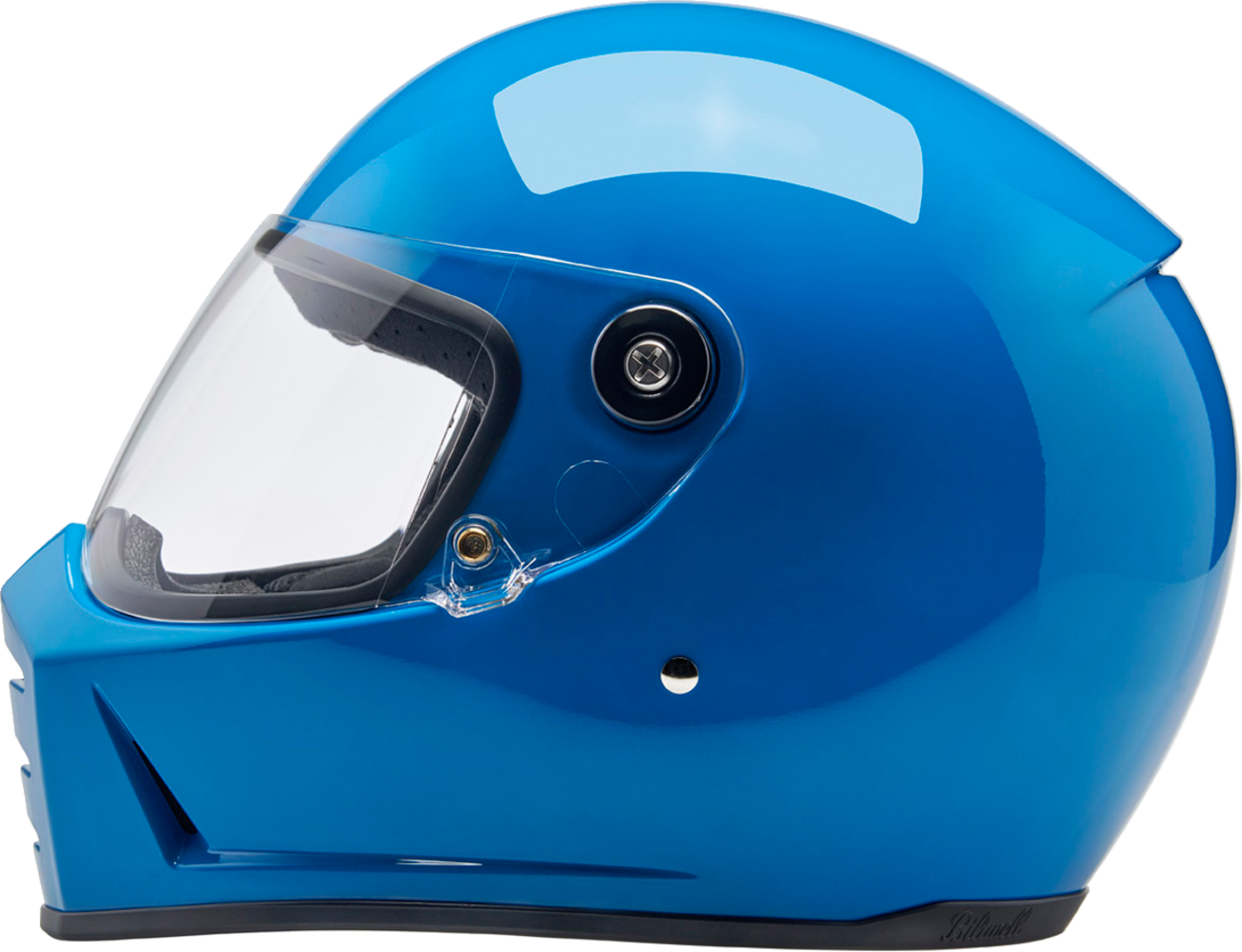 Biltwell Lanespltr Blue Helmet