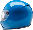 Biltwell Lanespltr Blue Helmet