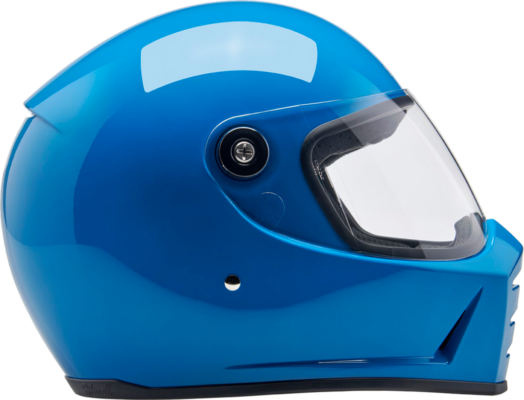 Biltwell Lanespltr Blue Helmet