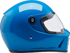 Biltwell Lanespltr Blue Helmet
