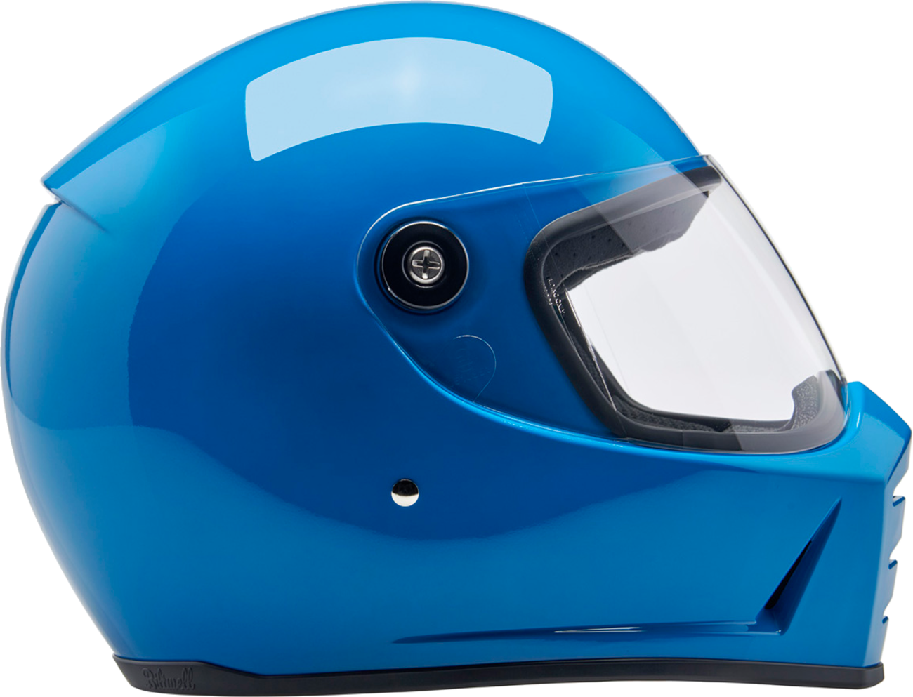 Biltwell Lanespltr Blue Helmet