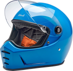 Biltwell Lanespltr Blue Helmet