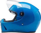 Biltwell Lanespltr Blue Helmet