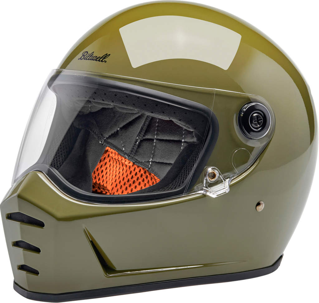Biltwell Lanespltr Green Helmet