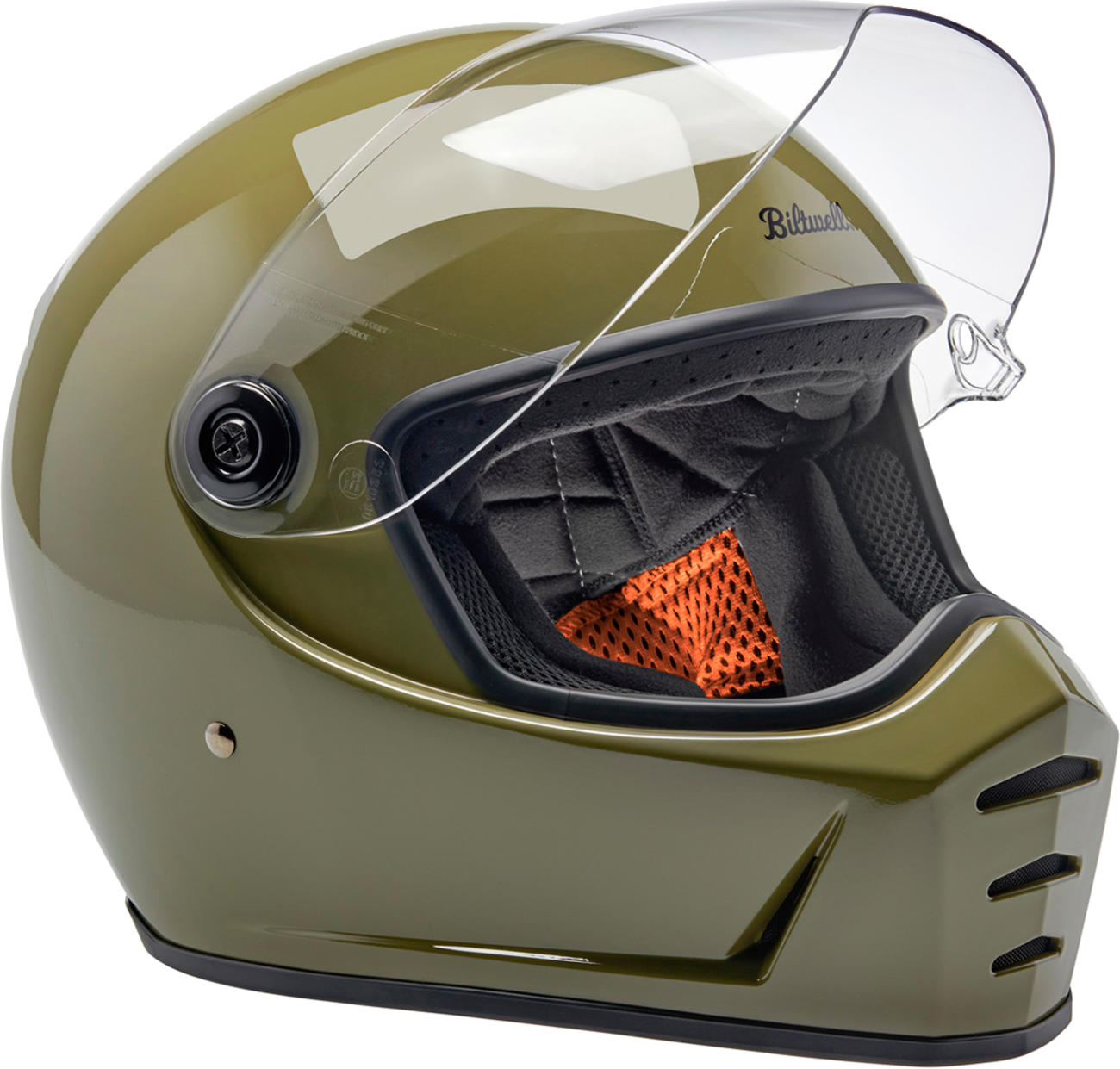 Biltwell Lanespltr Green Helmet