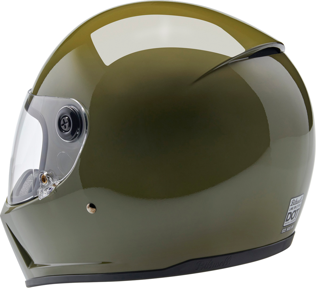 Biltwell Lanespltr Green Helmet