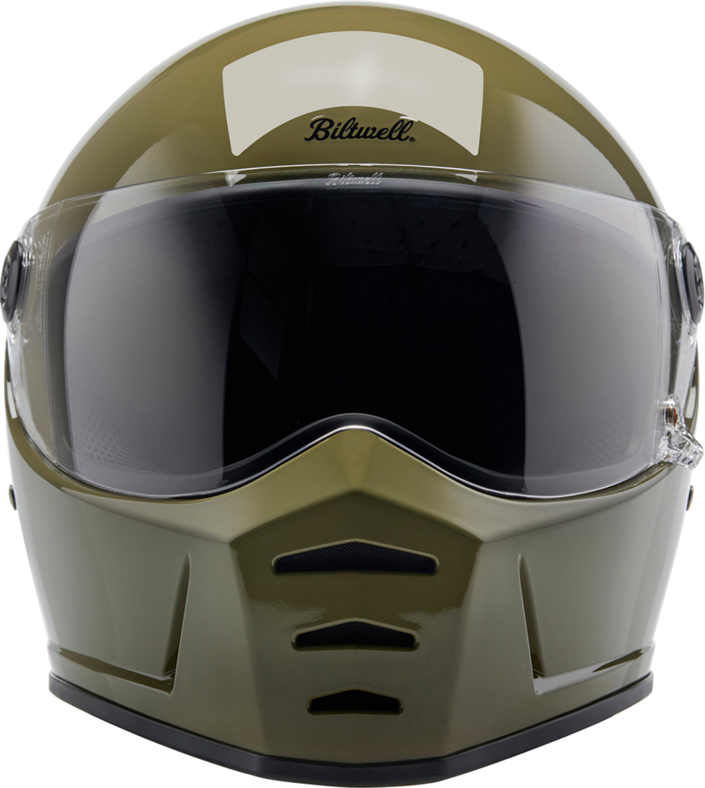 Biltwell Lanespltr Green Helmet