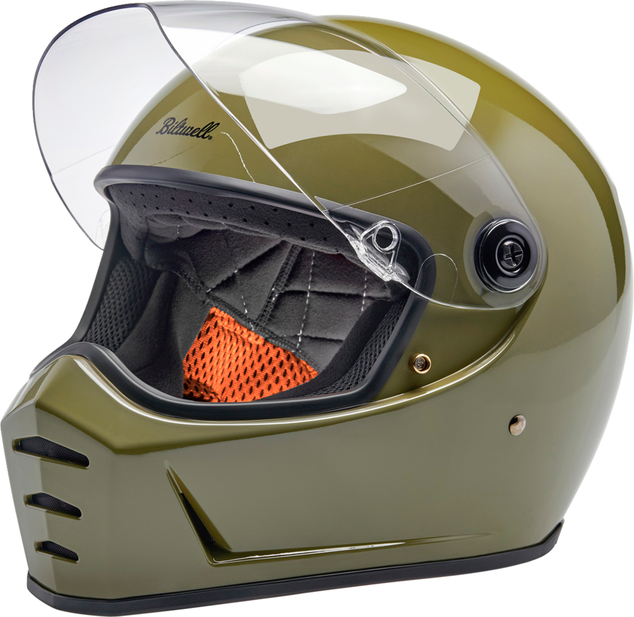 Biltwell Lanespltr Green Helmet
