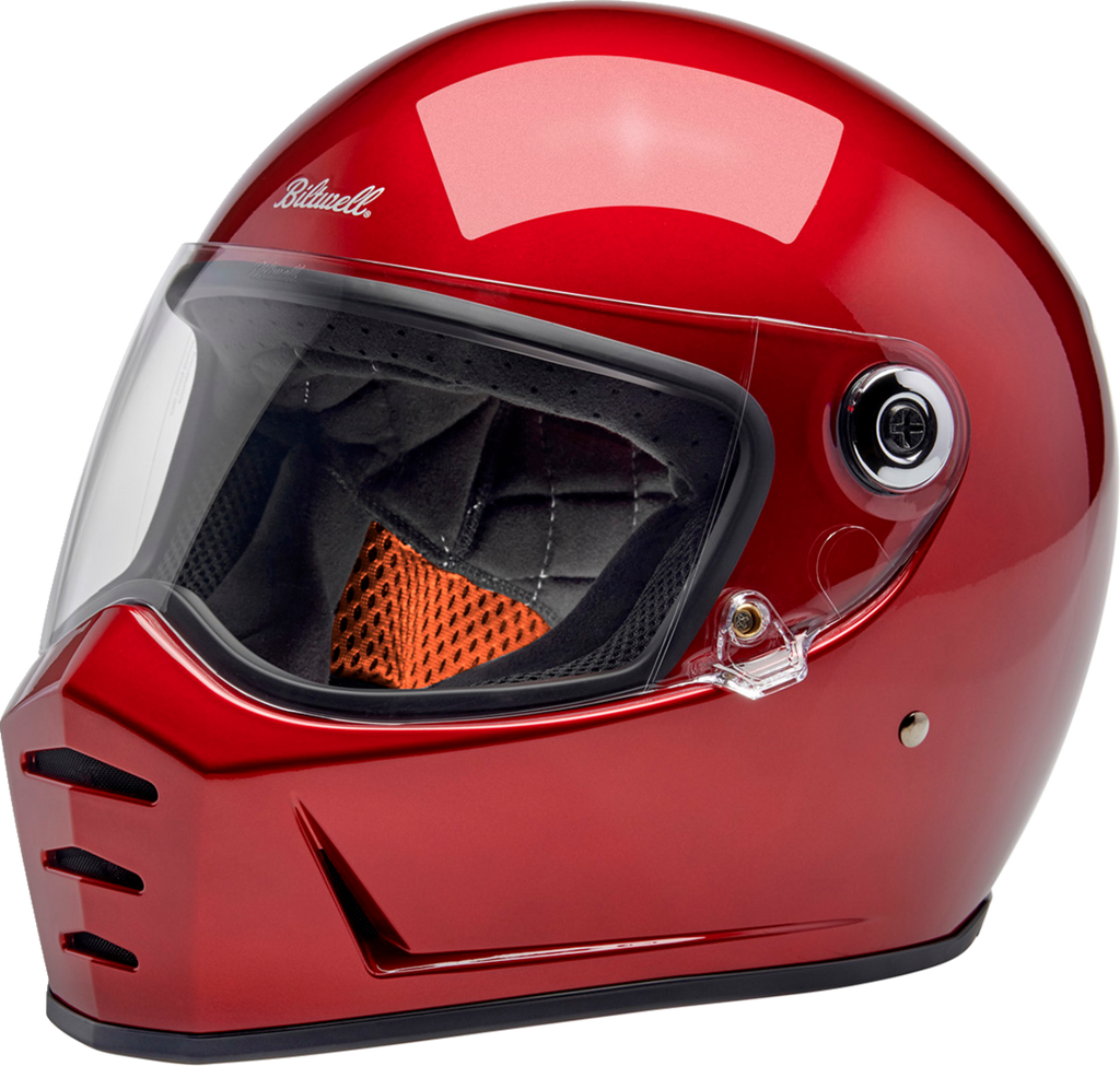 Biltwell Lanespltr Helmet - Red