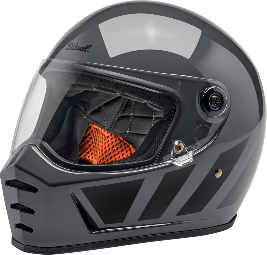 Biltwell Lanespltr Grey Helmet