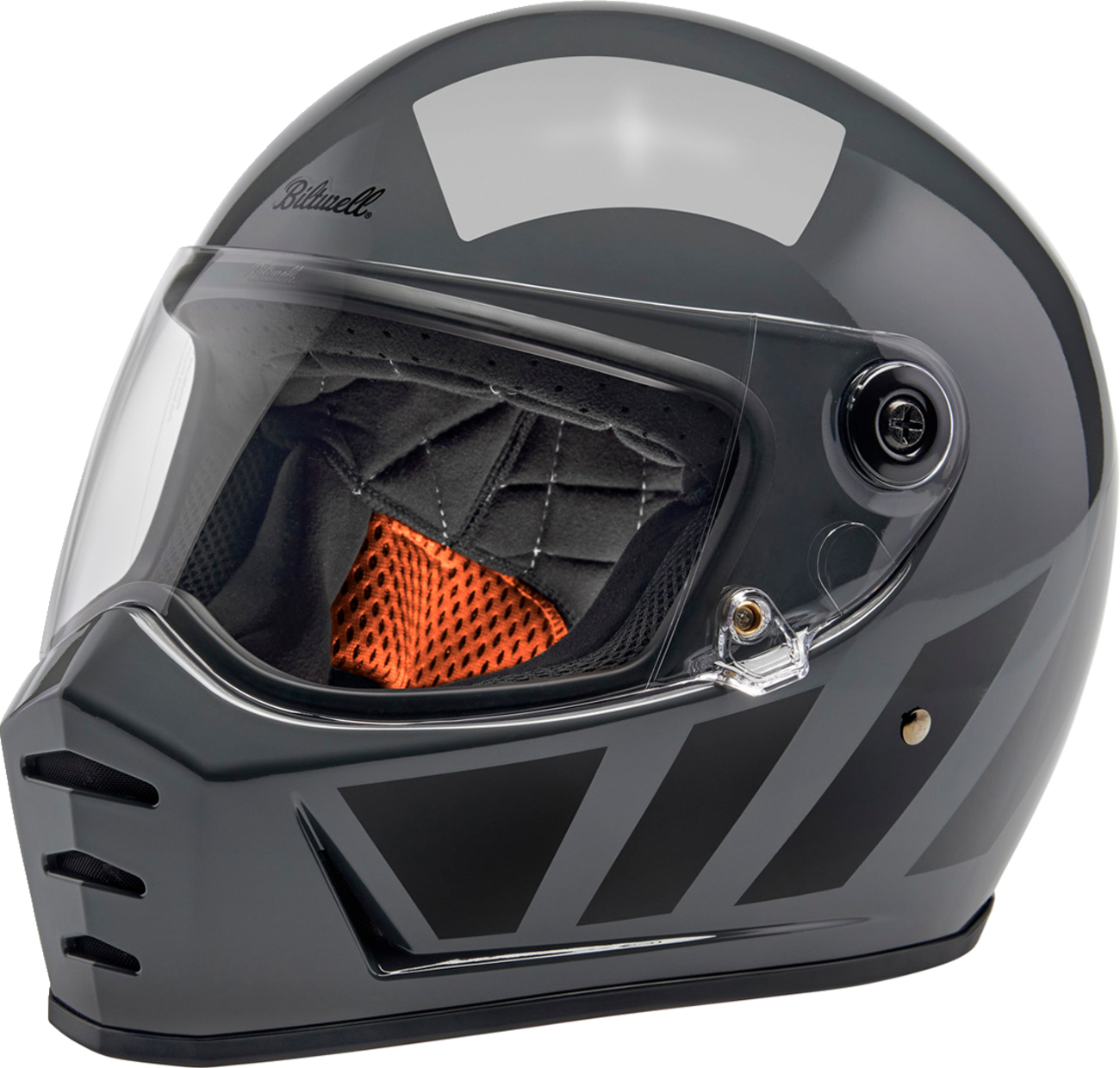 Biltwell Lanespltr Grey Helmet
