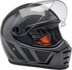 Biltwell Lanespltr Grey Helmet