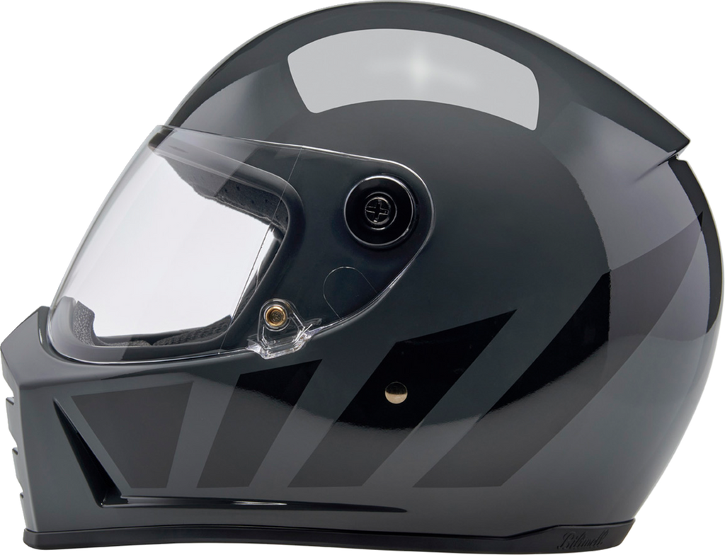Biltwell Lanespltr Grey Helmet