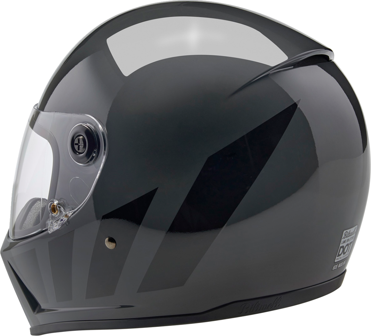 Biltwell Lanespltr Grey Helmet