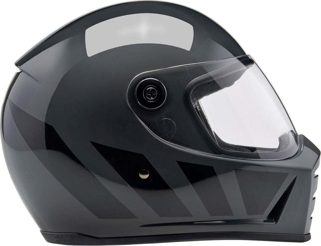 Biltwell Lanespltr Grey Helmet