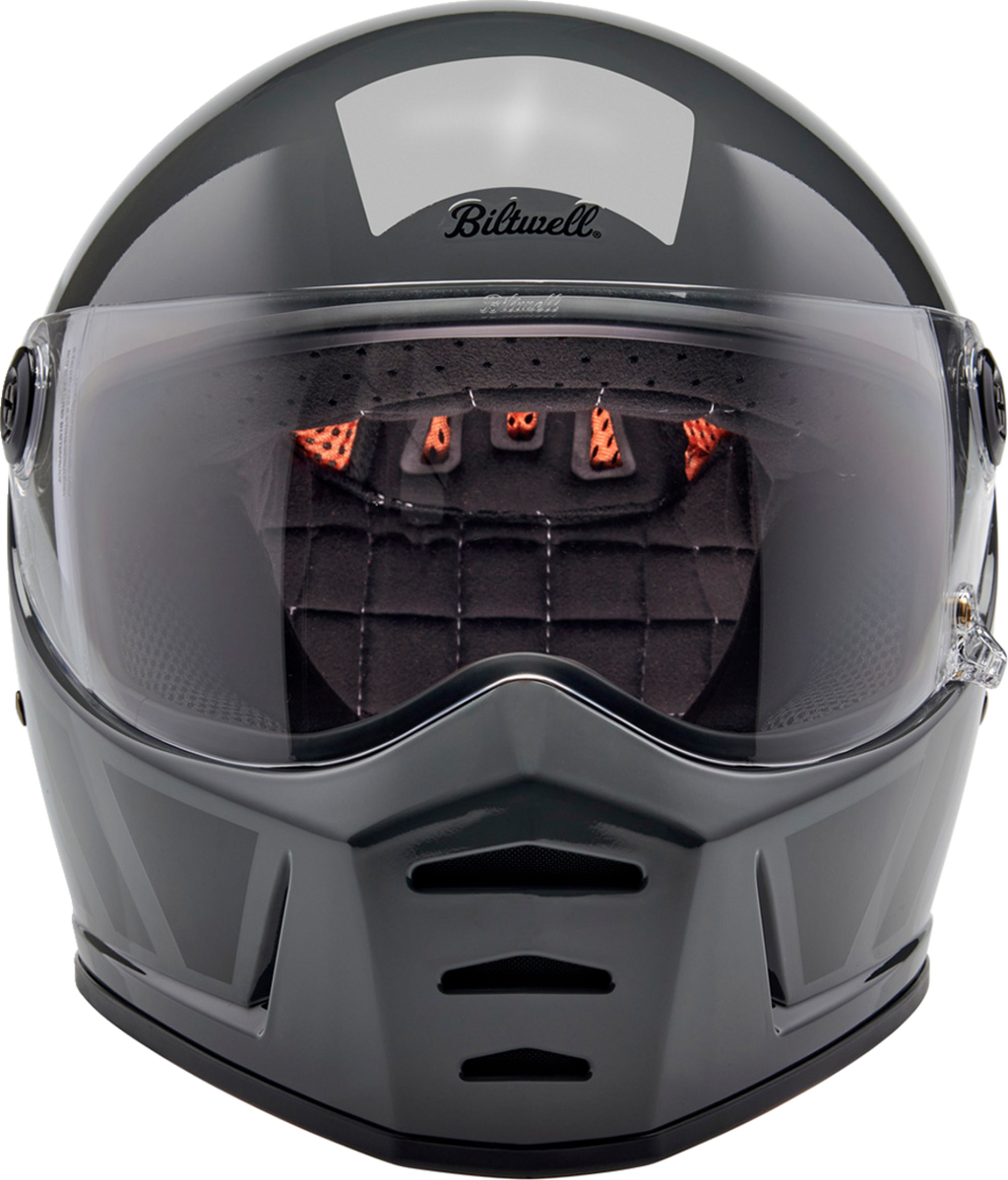 Biltwell Lanespltr Grey Helmet