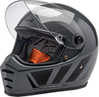 Biltwell Lanespltr Grey Helmet