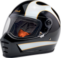 Biltwell Lanespltr Bk/wt Helmet