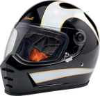 Biltwell Lanespltr Bk/wt Helmet