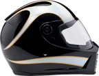 Biltwell Lanespltr Bk/wt Helmet