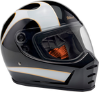 Biltwell Lanespltr Bk/wt Helmet