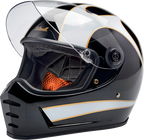 Biltwell Lanespltr Bk/wt Helmet