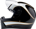 Biltwell Lanespltr Bk/wt Helmet