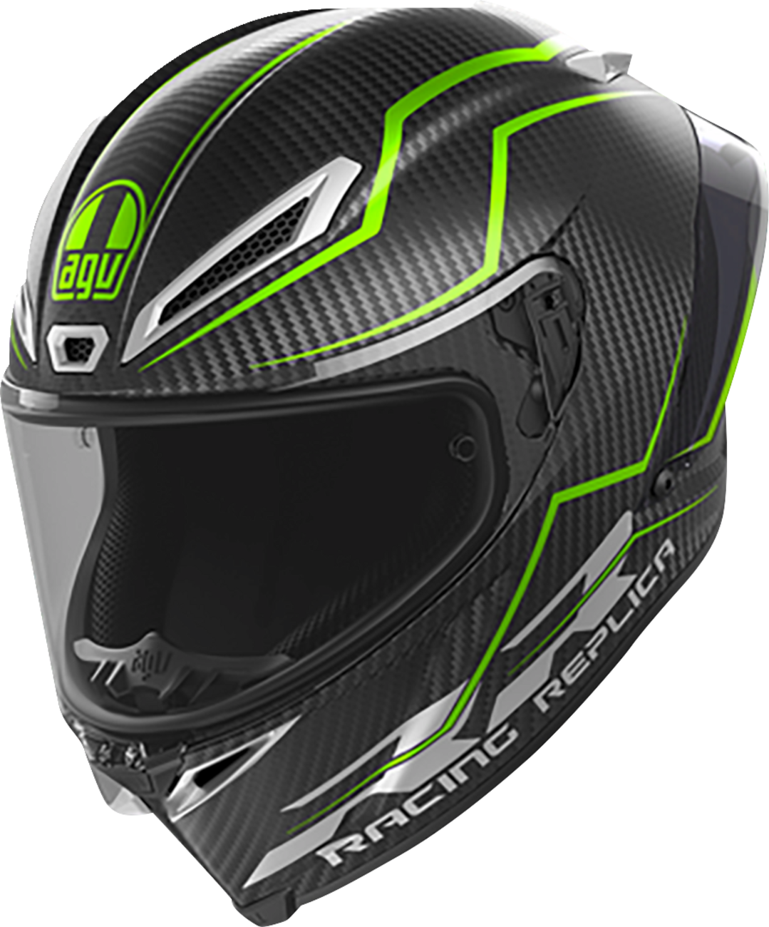 Pista GP RR Helmet - Performante - Carbon/Lime - 2XL (1)