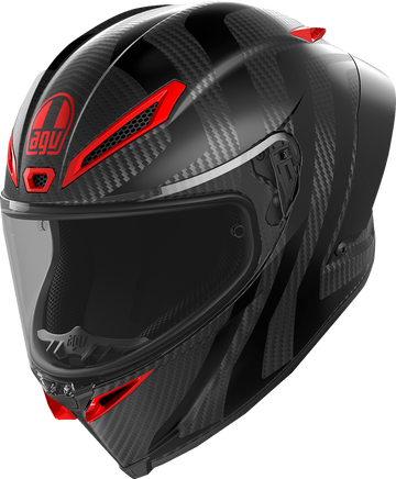 Pista GP RR Helmet - Intrepido - Matte Carbon/Black/Red - Small (1)