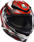 AGV K6 S Helmet - Reeval - White/Red/Gray - XL