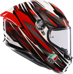 AGV K6 S Helmet - Reeval - White/Red/Gray - XL
