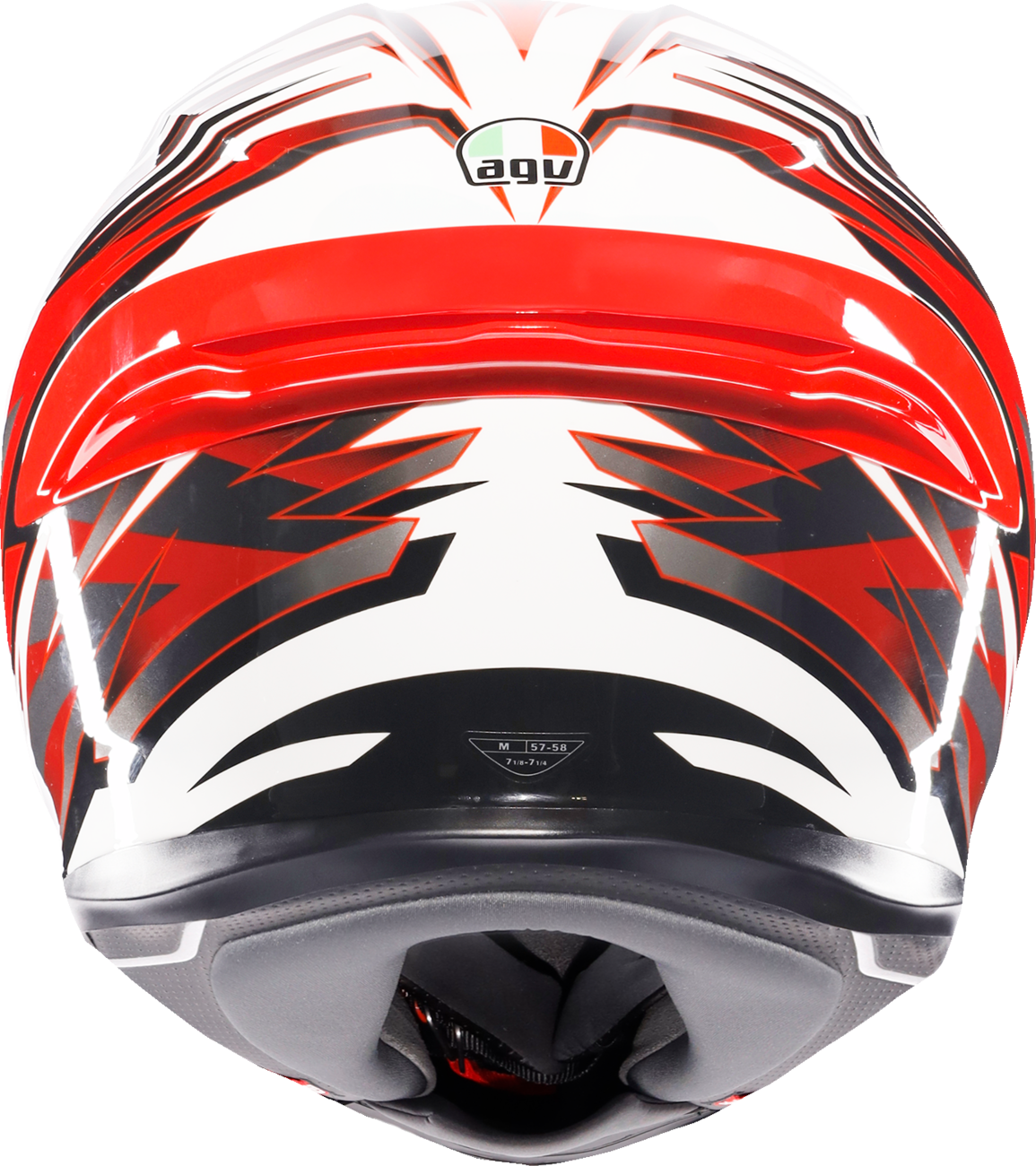 AGV K6 S Helmet - Reeval - White/Red/Gray - XL