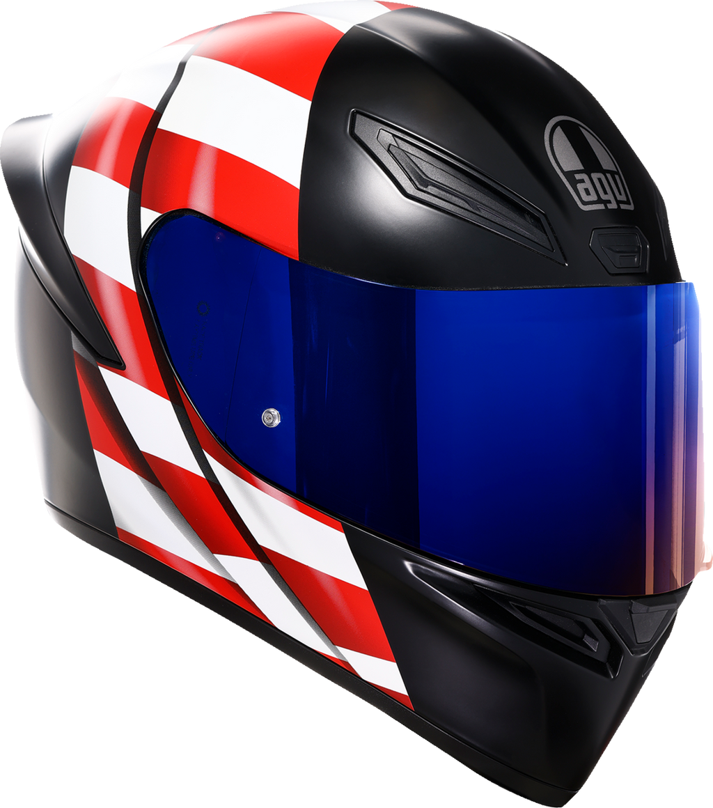 AGV K1 S Helmet - US Flag - Red/White/Blue