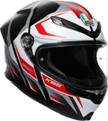 AGV K6 S Helmet - Karve - Matte Black/White/Red - XL