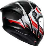 AGV K6 S Helmet - Karve - Matte Black/White/Red - XL