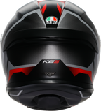 AGV K6 S Helmet - Karve - Matte Black/White/Red - XL