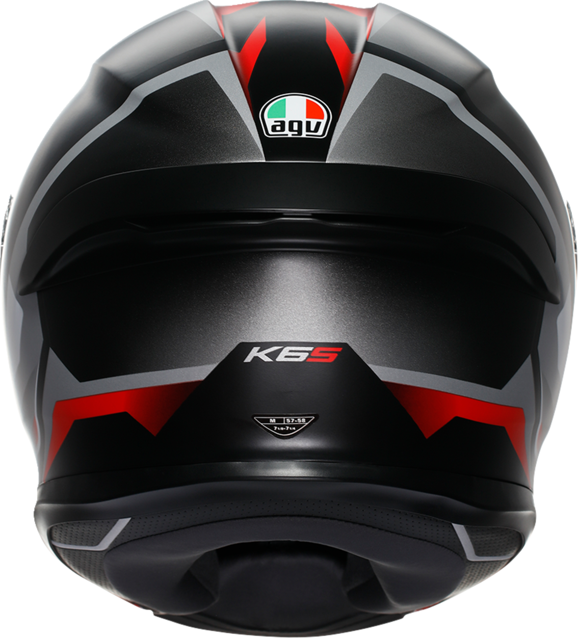 AGV K6 S Helmet - Karve - Matte Black/White/Red - XL