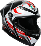 AGV K6 S Helmet - Karve - Matte Black/White/Red