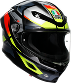 K6 S Helmet - Erazer - Black/Red/Yellow Fluo - Large (1)