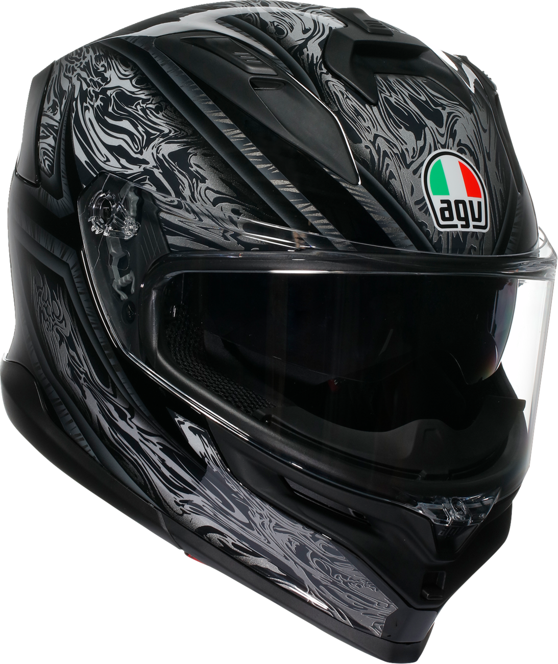 AGV K7 Helmet - Damascus - Black/Silver