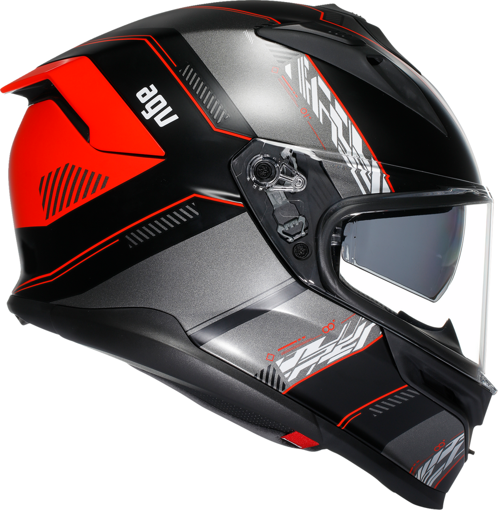 AGV K7 Helmet - Kyber - Matte Black/Red - Large