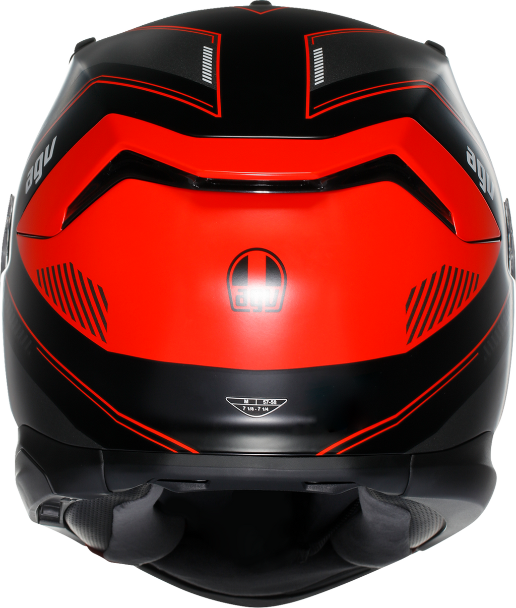 AGV K7 Helmet - Kyber - Matte Black/Red - Large