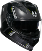 AGV K7 Helmet - Kyber - Matte Gray/Yellow Fluo