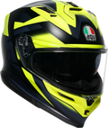 AGV K7 Helmet - Glimpse - Matte Black/Yellow Fluo - Small