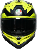 AGV K7 Helmet - Glimpse - Matte Black/Yellow Fluo - Small