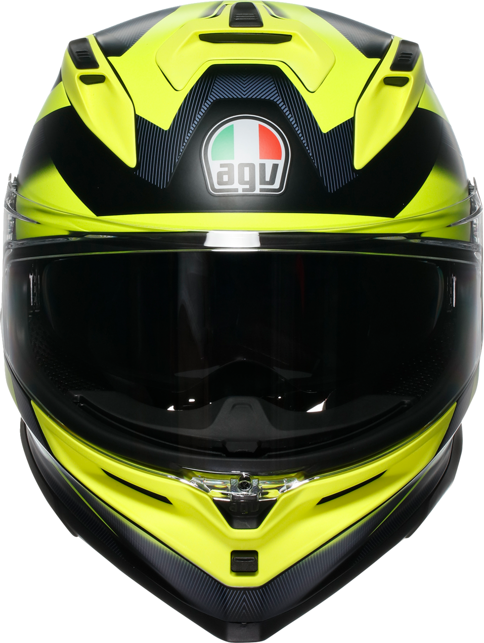 AGV K7 Helmet - Glimpse - Matte Black/Yellow Fluo - Small